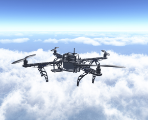 drone-flying-clouds 1